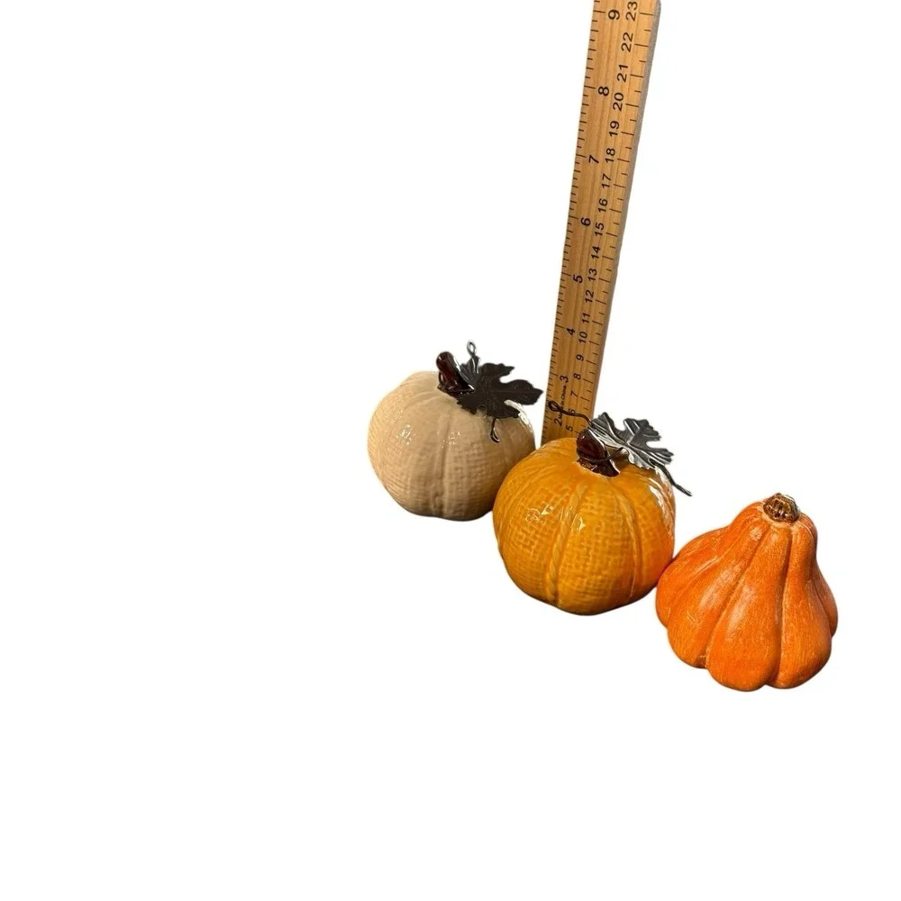Ashland‎ Fall Mini Pumpkin Decor Set Ceramic Autumn Harvest
